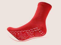 Vente en gros de chaussettes auto-chauffantes d'acupression en tourmaline pour façonner et amincir la santé thérapie magnétique