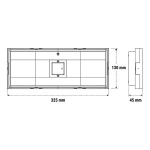 Lampada di Emergenza Beghelli 42x16x7 Cm IP65 con Autonomia Infinita - Product Image 2