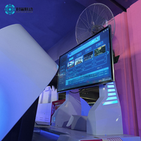 9dvr Double 720 Rotation Volante à 360 Degrés, Manège à sensations fortes, Grand Pendule, Machine de jeu, Simulateur de mouvement, Chaise, Jeux de réalité virtuelle