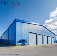 Nave Agrícola Prefabricada de Acero de Lanying, Shenyang, Estructura de Acero para Almacenamiento Agrícola con Larga Vida Útil