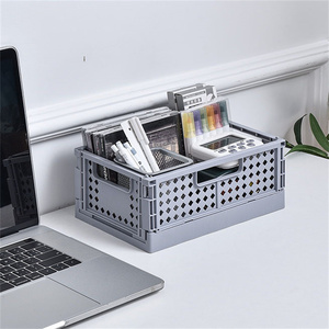 <span class=keywords><strong>Caja</strong></span> organizadora plegable <span class=keywords><strong>de</strong></span> plástico para escritorio, 3 tamaños - Product Image 1