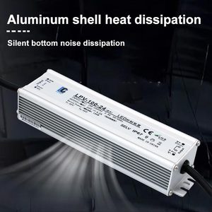 100W không thấm nước IP67 điện áp cao 220V cung cấp điện 5V 12V 15V 24V biến áp dẫn lái xe chuyển mạch cung cấp điện - Product Image 6