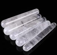 Bâton de massage Gua Sha blanc pour le visage, drainage lymphatique, soin de la peau, outil en pierre cylindrique personnalisable