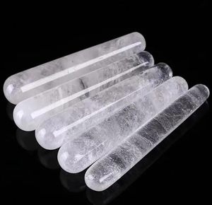 Bâton de <span class=keywords><strong>massage</strong></span> Gua Sha blanc pour le <span class=keywords><strong>visage</strong></span>, drainage lymphatique, soin de la peau, outil en pierre cylindrique personnalisable - Product Image 2