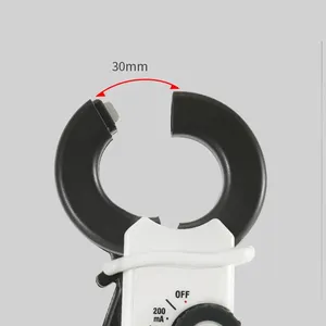 Probador de CA de alta resistencia, probador de pinza amperométrica ad alta Risoluzione 100uA - Product Image 5