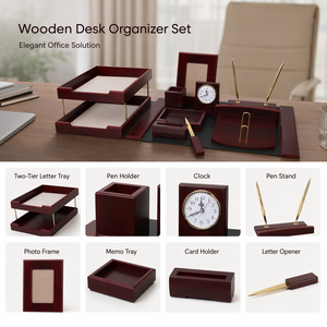 Décorations de Bureau Haut de Gamme Luxe Léger, Rangement et <span class=keywords><strong>Porte</strong></span>-<span class=keywords><strong>Stylo</strong></span> Créatifs de Bureau pour Bureau de Patron, Ensembles de Bureau - Product Image 2