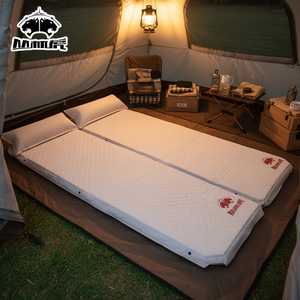 Colchón de Aire Autoinflable para Acampar <span class=keywords><strong>en</strong></span> Tienda de Campaña, PVC 75D, Individual/Doble, 3/5 cm de Grosor, Colchoneta para <span class=keywords><strong>Dormir</strong></span> al Aire Libre - Product Image 2