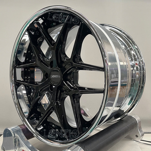 Jantes LENZIO BRAND WHEEL 5x114.3, jantes forgées concaves, jantes forgées 26 pouces, jantes noires - Product Image 4