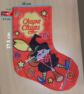 Decorazioni in Raso Morbido, Calze Natalizie per Bambini con Stampa a Trasferimento Termico per Confezioni di Caramelle - Product Image 2