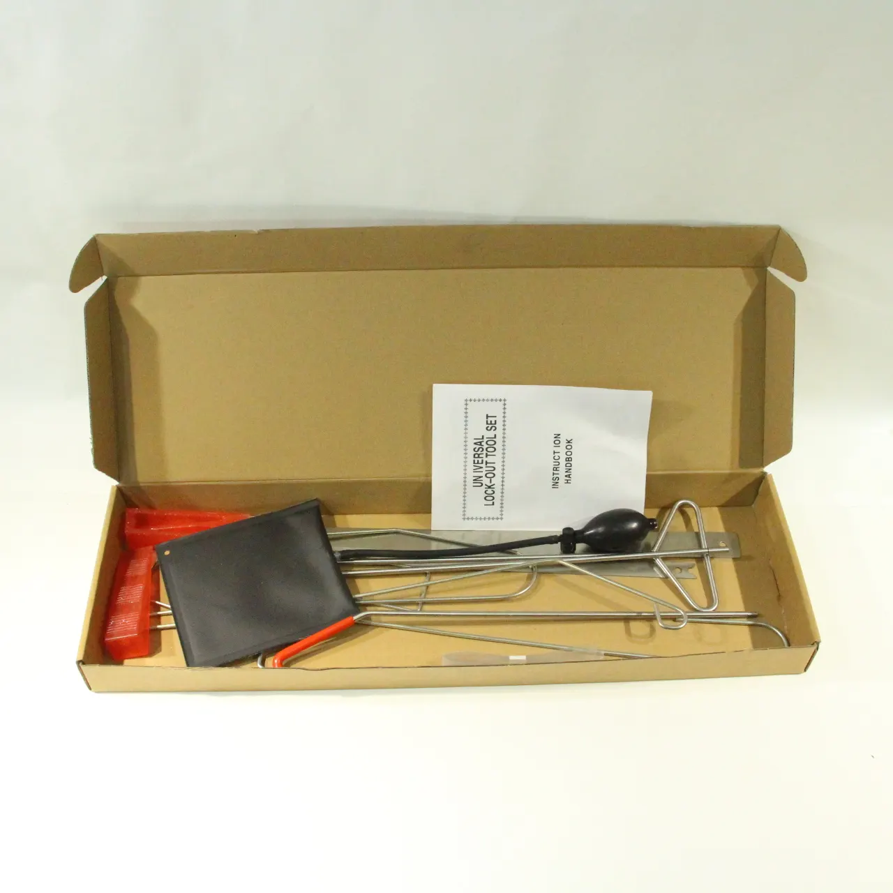 Kit universal de ferramentas de emergência, kit de ferramentas para abertura de porta de carro perda de chave