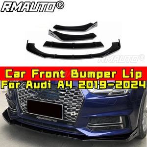 ลิ้นกันชนหน้ารถยนต์สำหรับ Audi A4 รุ่นปี 2019-2024 ชุดแต่งกันชนหน้า สปอยเลอร์ ดิฟฟิวเซอร์ อุปกรณ์ป้องกันกันชนหน้า สำหรับรถยนต์ Audi A4 - Product Image 2