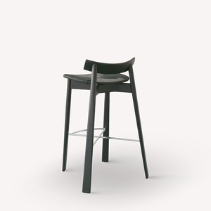 Silla <span class=keywords><strong>Remo</strong></span> 2202 Sg, Silla de Bar de Diseño Italiano, Taburetes Laterales Nórdicos de Madera Maciza, Taburete de Madera para Ordeñar, Taburete de Bar - Product Image 4