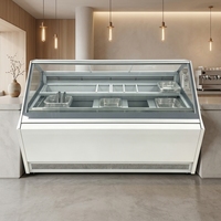 Vitrine réfrigérée commerciale sur mesure OEM à économie d'énergie pour l'affichage de produits de boulangerie