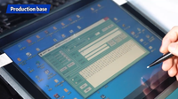 Pantalla táctil industrial resistente Intel Celeron J6412 de 10,1 pulgadas, todo en un panel, ventanas de PC para Almacén Médico