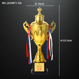 Trofeo in Metallo Dorato JZ 2026 di Alta Qualità, Medaglia Personalizzata per Scuole, Coppa Premio in Metallo per Campioni di Calcio - Product Image 6