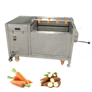 Peladora de Patatas Pequeña <span class=keywords><strong>Industrial</strong></span> Automática con Rodillo de Cepillo de 400 KG/H y 1.1KW - Product Image 3