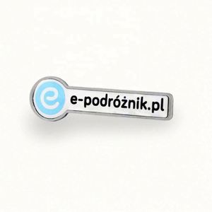 Pin de Solapa Personalizado con Tu Nombre en Resina Epoxi, Venta Caliente - Product Image 1