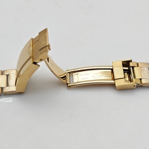 Bracelet de montre en acier de 20 mm, accessoires de modification de montre pour homme, boucle déployante, bracelet de montre en acier inoxydable 316L - Product Image 5