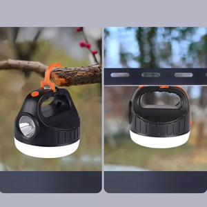 Lampes solaires LED d'extérieur pour le camping, lanternes portables rechargeables par USB, lumières d'urgence pour la pêche, le barbecue, l'éclairage de camping - Product Image 4