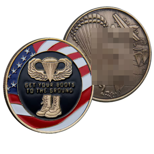 Moneta commemorativa del Corpo dei Marines degli Stati Uniti, stampa UV, lega di zinco, galvanizzata, artigianato in metallo 3D personalizzato - Product Image 4