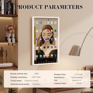 2025 Tường Màn Hình Cảm Ứng 21.5 Inch Kỹ Thuật Số Lịch 6 + 128G 1080P Wifi Thông Minh Chia sẻ Nhà/Văn Phòng Kế Hoạch Bằng Giọng Nói Tương Tác/Ứng Dụng Văn Bản - Product Image 3