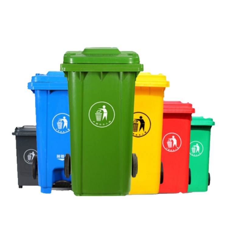 Пластиковый контейнер для мусора объемом 240 л