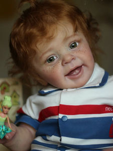 Poupée Reborn en Vinyle Souple de 20 Pouces, Fille Elfe Chbi, Kits de Peinture au Gel, Poupée de Mode à <span class=keywords><strong>Cheveux</strong></span> Courts pour la Création Artistique, Matériel en Vinyle Souple - Product Image 6