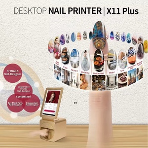 Imprimante à ongles professionnelle 3D intelligente avec chargement USB, couleur or rose - Product Image 4