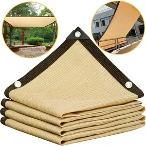 Filet de protection solaire beige HDPE Protection UV Tissu de protection solaire de haute qualité Couverture solaire pour <span class=keywords><strong>plantes</strong></span> - Product Image 1