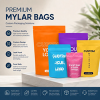 Sacs Mylar personnalisés résistants aux enfants, 3,5 g, emballage Ziplock anti-odeur, sacs Mylar en plastique PE à l'épreuve des enfants pour cartouches de 1 g