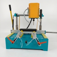 Machine à fraiser les trous de serrures de fenêtres et de portes en aluminium DLX, moteur électrique puissant, avec serrage pneumatique, 1600W, 220V, facile à utiliser