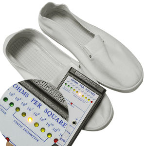 Allesd Electronics Protección DE TRABAJO ESD Lienzos blancos Zapatos de laboratorio de seguridad de suela de PVC antiestático - Product Image 3