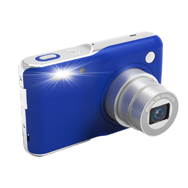 Compact Instant Camera for Travel & Vlogging  Optical Zoom 256GB Expandable Storage Built-in LED Light Low Light 4K