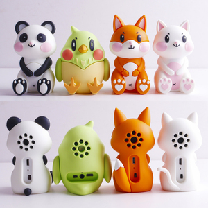 Nhà máy chuyên nghiệp tùy chỉnh thiết kế logo dễ thương động vật mèo hình dạng loa siêu trầm BT loa không dây - Product Image 4