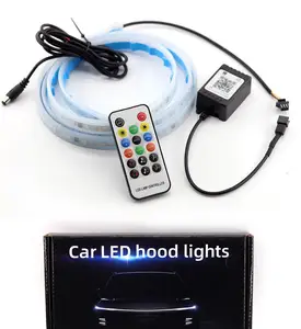 Araba göstergesi çalışan ışık drl ile esnek dinamik dönüş sinyali led şerit için peugeot 3008 2017