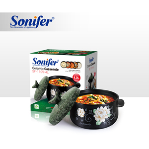Sonifer-Cazuela <span class=keywords><strong>de</strong></span> cerámica multiusos, resistente al calor, 400 °, <span class=keywords><strong>para</strong></span> todas las cocinas, ahorro <span class=keywords><strong>de</strong></span> energía - Product Image 1