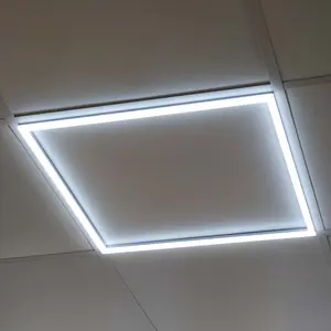 OKELI T Bar 2x2 48W 60x60室内边缘照明边框面板灯嵌入式安装发光二极管框架灯