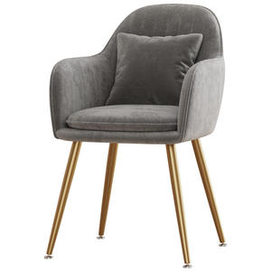 High Quality Cheap Modern Italian French Sillas Fabric <b>Velvet</b> Kitchen <b>Chair</b> for Dining Room - Product Image 1