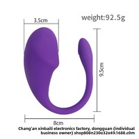 Vibrateur sans fil Little Tadpole App, télécommande à distance, silencieux, dispositif de masturbation féminine, érotique, rechargeable, portable