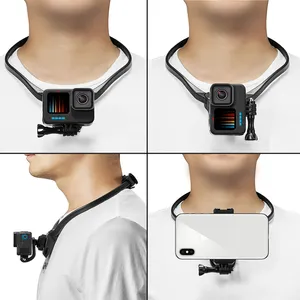 Soporte de pecho de <span class=keywords><strong>360</strong></span> grados para Action 4 3 2/GoPro Hero 13 12 11 10 9 8 7/SJCAM <span class=keywords><strong>AKASO</strong></span>/Insta360 X4 X2 X3/DJI Osmo Accesorios de cámara - Product Image 2