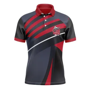New Design Full Piece Sublimation Printing Golf Polo Shirt