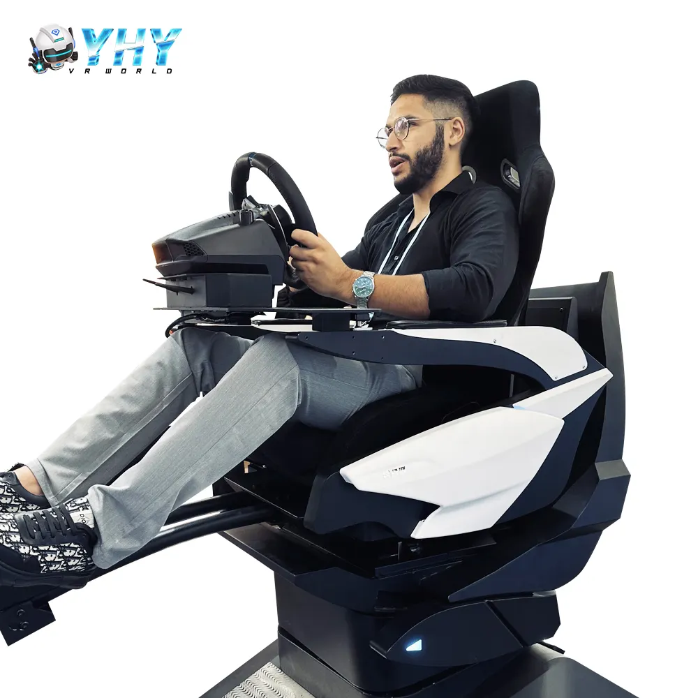 Hot Sale YHY Guangdong Factory Racing Speed 9D Vr Car VR/AR/MR Equipment Rides game simulator vr racing