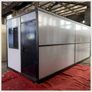 <span class=keywords><strong>Maison</strong></span> conteneur modulaire préfabriquée détachable de 20 pieds en Chine, kit de structure en acier, bureau, mini-<span class=keywords><strong>maison</strong></span>, design moderne, faible coût - Product Image 3
