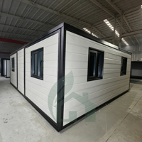 Maisons Modulaires Économiques : Nouveaux Types Populaires de Maisons Conteneurs, Maisons Préfabriquées Compactes, Villas et Cabanes – Maison Conteneur Extensible de 20 pieds