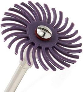 PEXMIENTAS Mini Wood Metal Jewelry Rotary Goldsmith Tools pennelli per lucidatura di gioielli ruota disco con setole radiali - Product Image 1