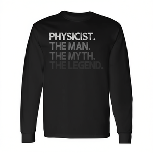 T-shirt a maniche lunghe del fisico The Man The Myth The Legend - Product Image 2