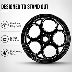 Une paire de jantes CNC de 12 pouces pour Vespa Spring Primavera Sprint 50 <span class=keywords><strong>50cc</strong></span>, accessoires de jantes de moto pour l'Europe - Product Image 4