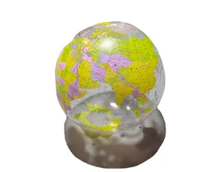 Оптовая продажа надувной ПВХ водное поло из шести частей цветной шар прозрачный Глобус пляжный мяч с логотипом печати