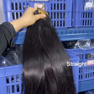 Extensiones de Cabello <span class=keywords><strong>Humano</strong></span> de Ganchillo Miracle Knots, Venta al por Mayor, Plumas de Fibra, Extensiones de Cabello de Ganchillo Reutilizables, Cabello Virgen Sin Nudos <span class=keywords><strong>con</strong></span> Hilo - Product Image 2
