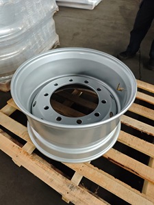 Nuevas Ruedas Personalizadas para Camión Americano Foton 11R22.5 22.5X8.25 de Aluminio Plateado con 5 Años de Garantía, Reemplazo/Reparación en Hawái, Origen Estadounidense - Product Image 5
